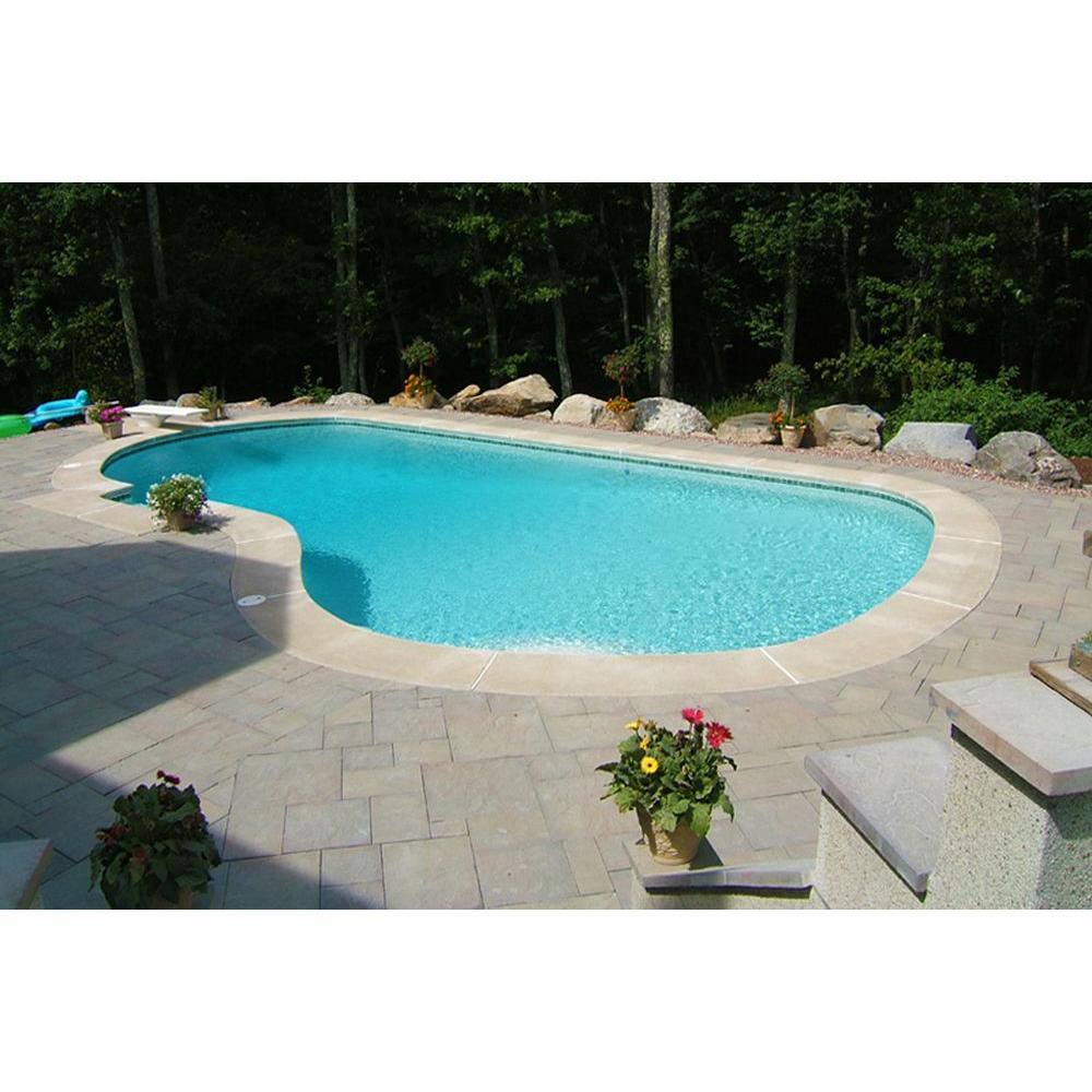 Nantucket Pavers Patio-on-a-Pallet 12 in. x 12 in. Concrete Gray Variegated Traditional Yorkstone Paver (100 Pieces100 Sq Ft) 31042