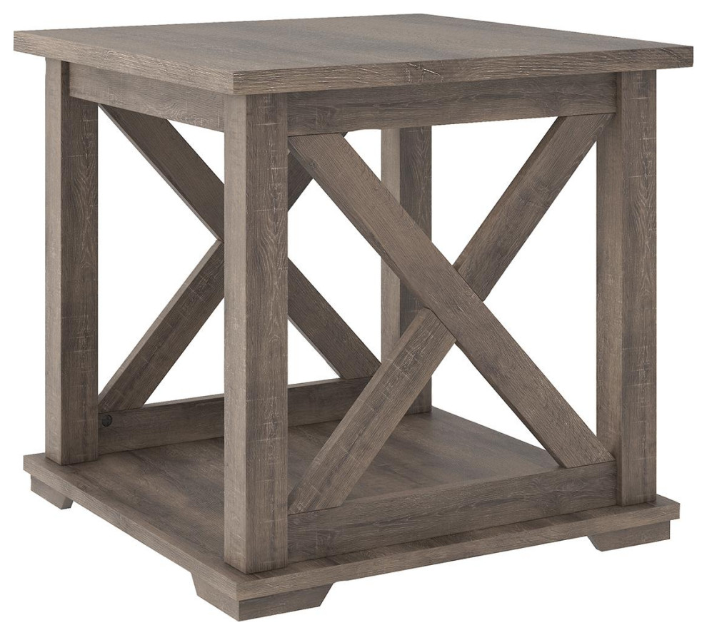 Arlenbry Contemporary Gray Living Room Tables   Transitional   Side Tables And End Tables   by Ashley Furniture Industries  Houzz