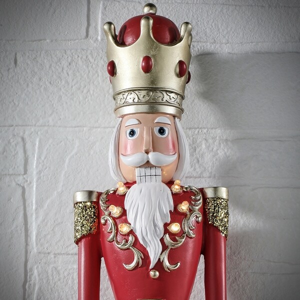 21 Resin Royal Court Nutcracker Battery Operated Timer