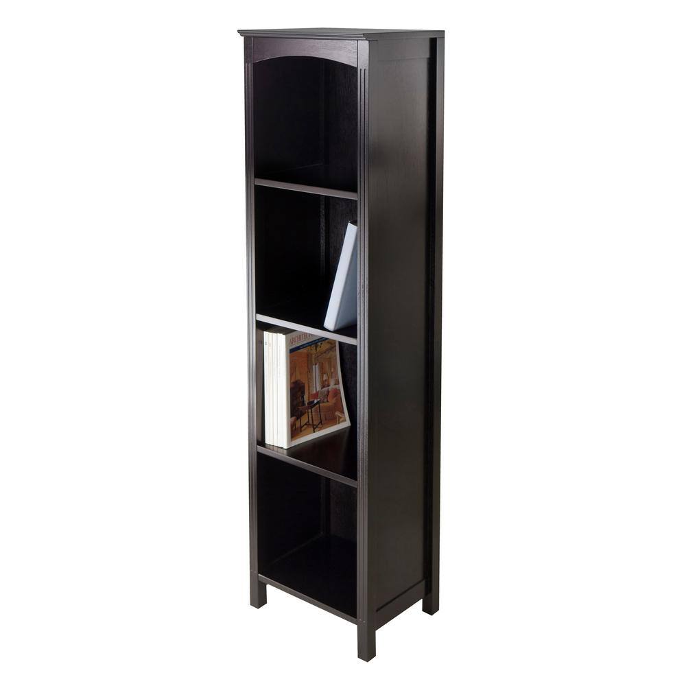 Winsome Wood Terrace Storage Shelf 5-Tier in Espresso Finish 92516