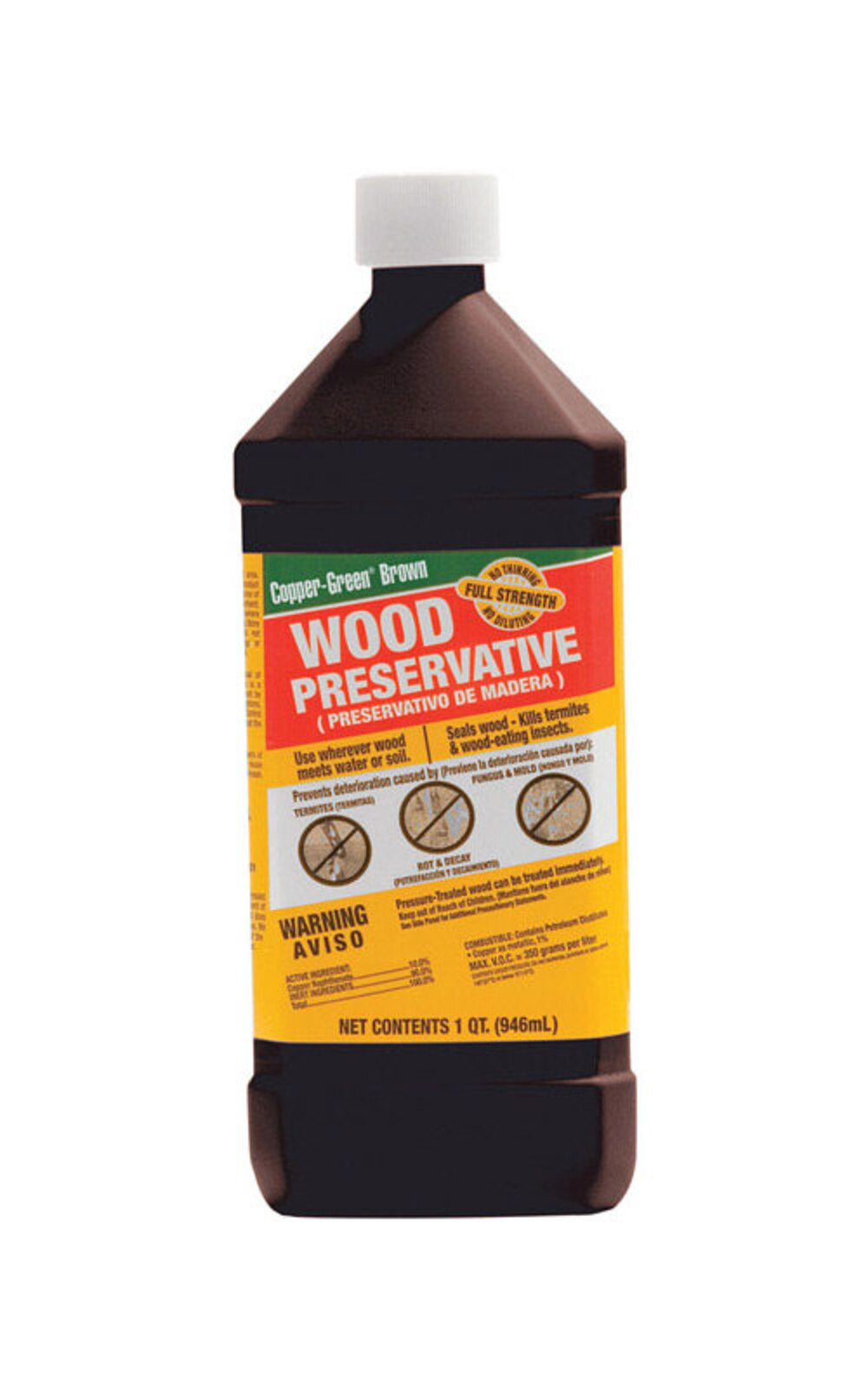 BROWN WD PRESERVATIVE QT