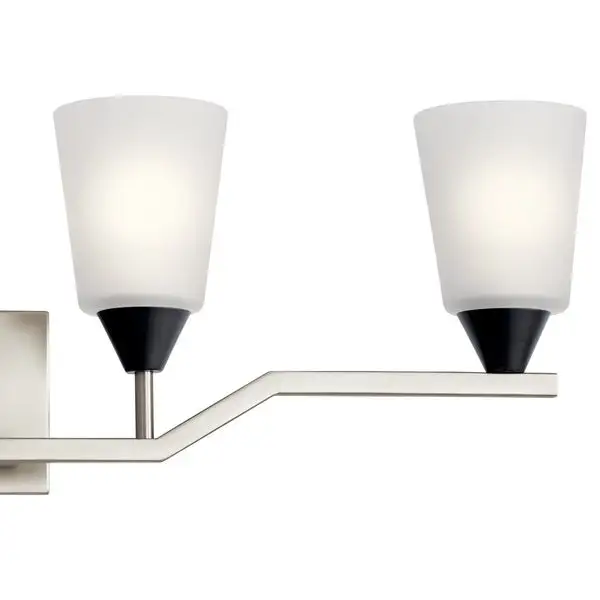 Kichler Lighting Skagos 4-Light Vanity Light Brushed Nickel