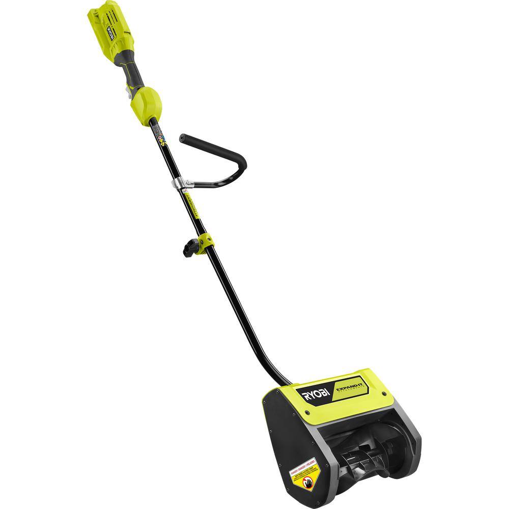 RYOBI 40V 12 in. Cordless Electric Snow Shovel with 4.0 Ah Battery and Charger RY408110