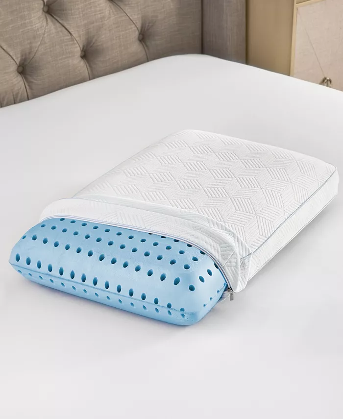 ProSleep Gusseted Hi-Cool Memory Foam Pillow， Oversized