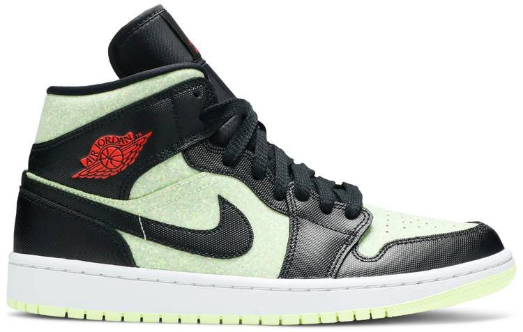 Wmns Air Jordan 1 Mid SE 'Black Barely Volt' CV5276-003