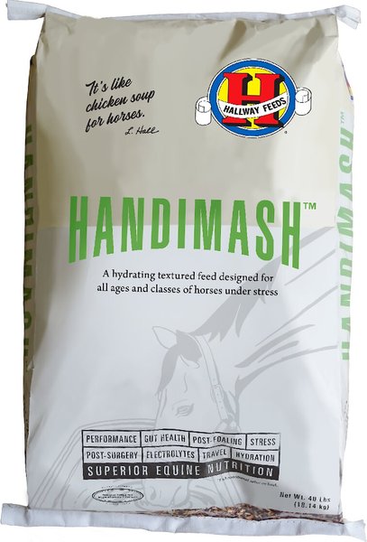 Hallway Feeds HandiMash Horse Food， 40-lb bag