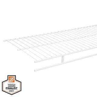 Everbilt 12 ft. x 12 in. Fixed Rod Wire Shelf 90179