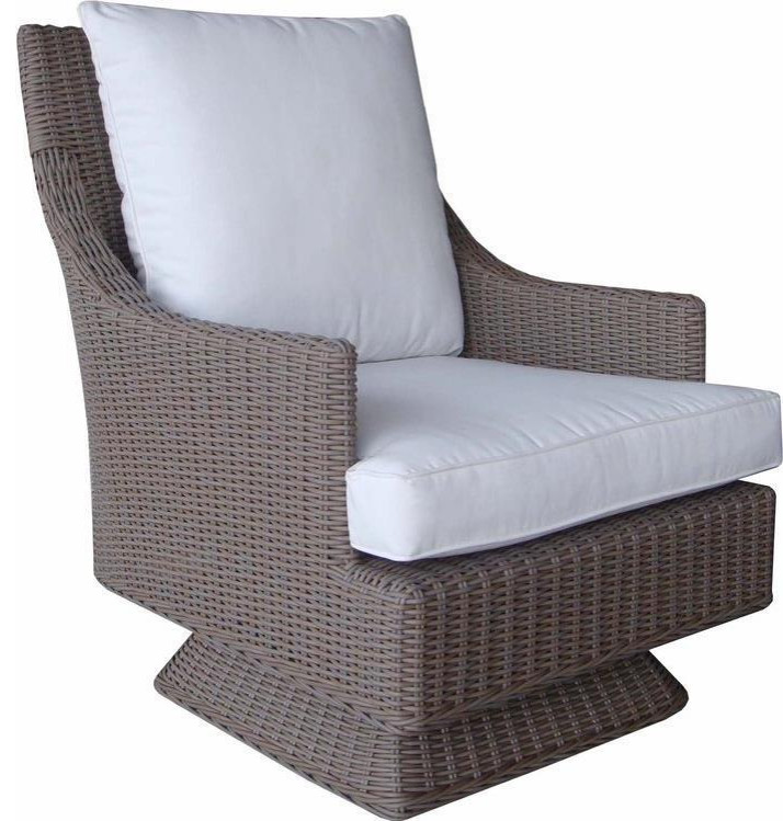 PADMAS PLANTATION CAYMAN ISLANDS Rocking Swivel Chair Powder Coated   Tropical   Rocking Chairs   by ShopLadder  Houzz