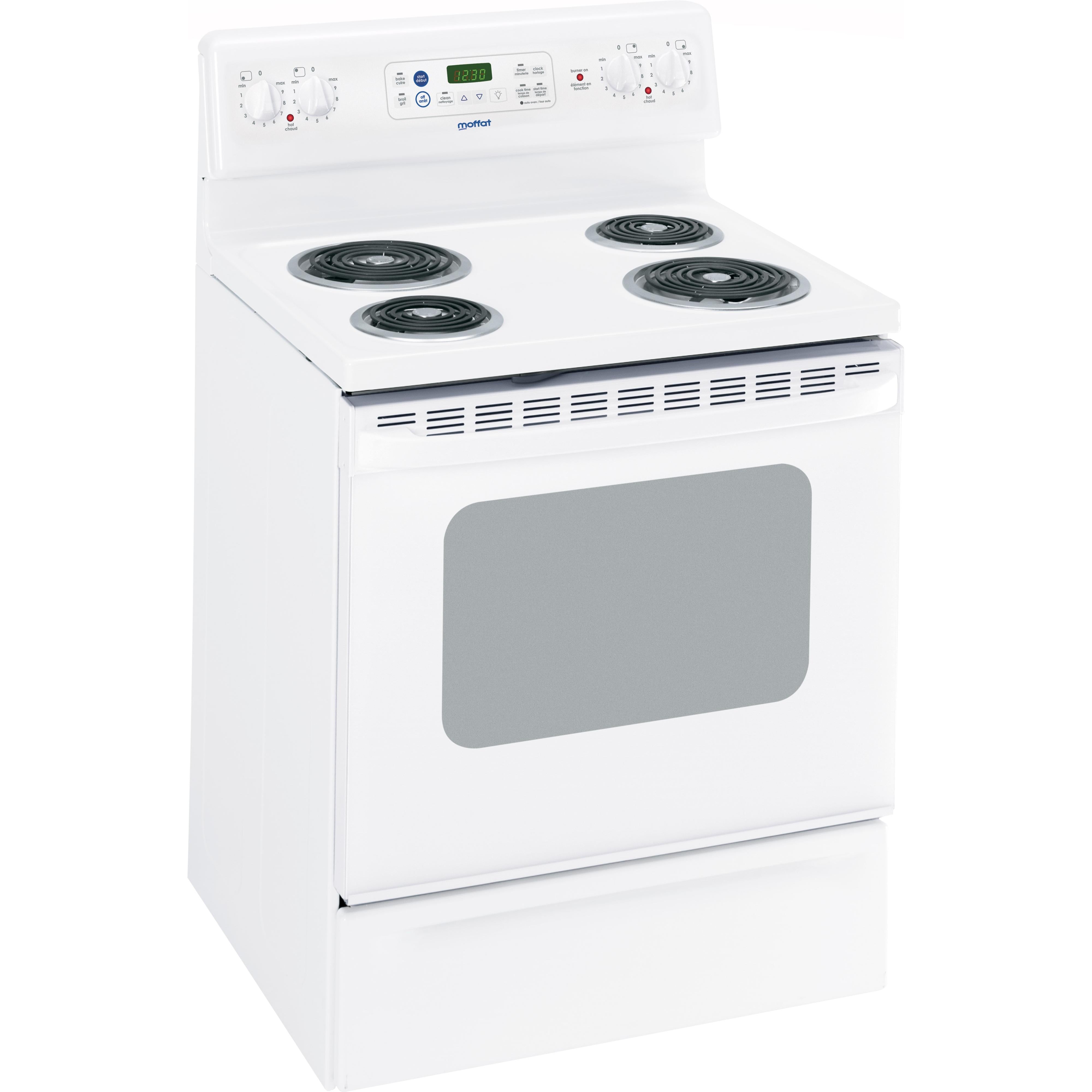 Moffat 30-inch Freestanding Electric Range MCB757DMWW