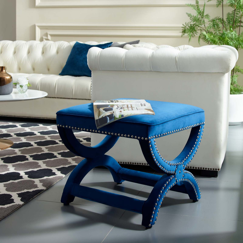 Divon Ottoman   Transitional   Footstools And Ottomans   by HedgeApple  Houzz