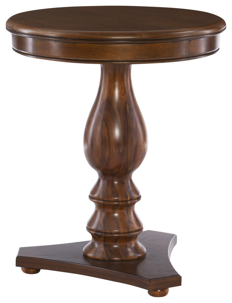 Stanton Accent Side Table  Hazelnut   Traditional   Side Tables And End Tables   by VirVentures  Houzz