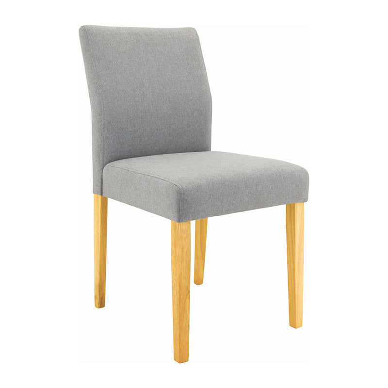 Ladee Dining Chair - Oak + Silver