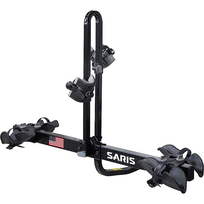 Saris Freedom Hitch Bike Rack， Bike Rack for Car and SUV's， 2 Bikes - Black