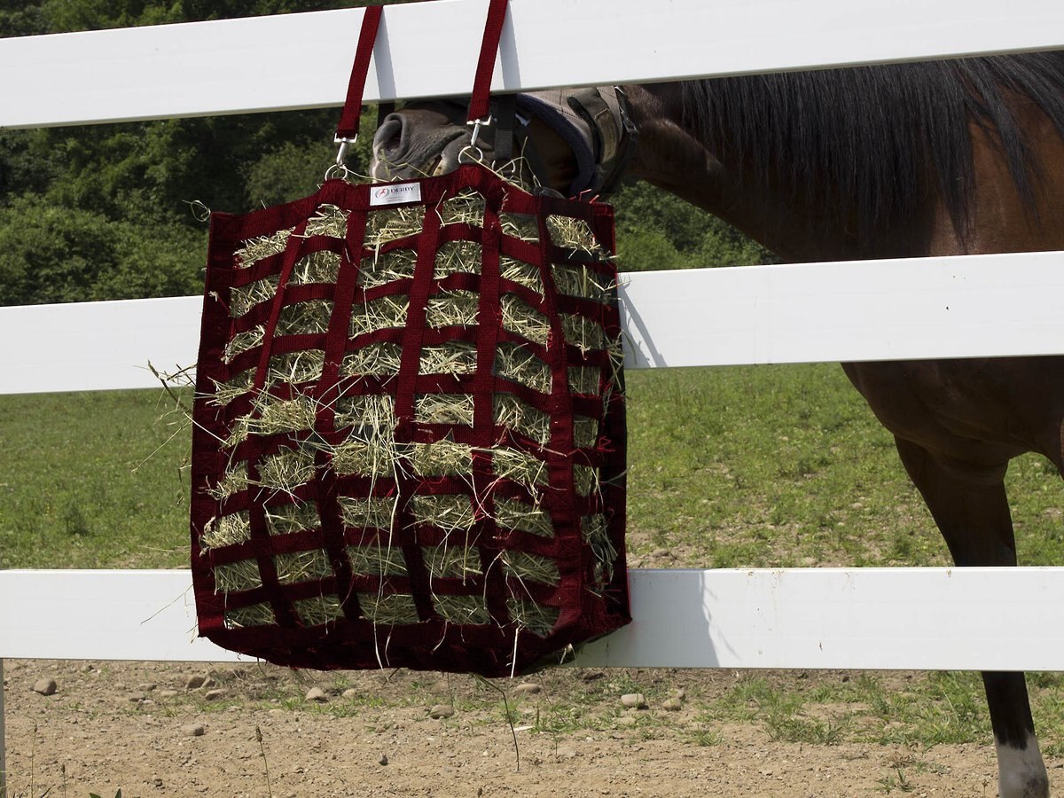 Derby Originals Supreme Four Sided Slow Feed Horse Hay Bag