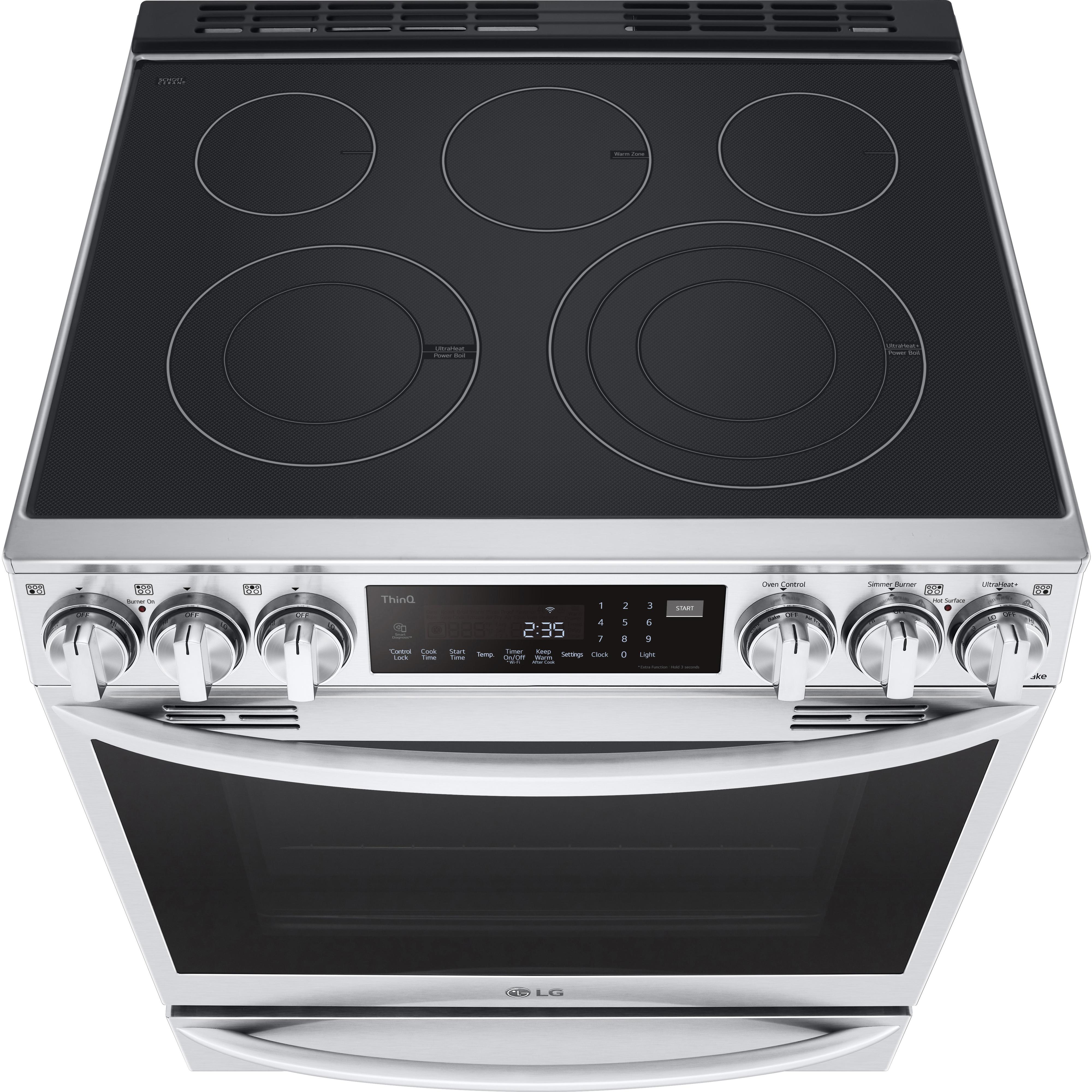 LG 30-inch Slide-In Electric Range with Air Fry LSEL6337F