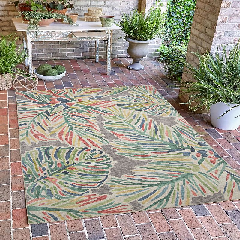 Linon Tampa Outdoor Washable Rug