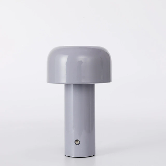 Cordless Mushroom Table Lamp Solid Color