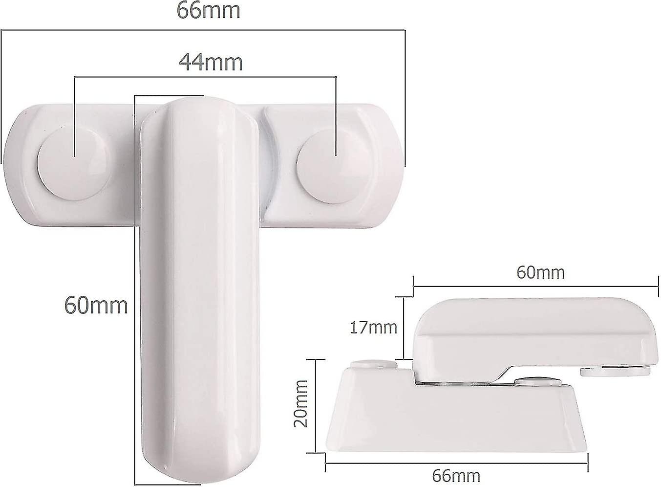 4 Window Lock-zinc Alloy-4pcs White Door Lock-home Security Upvc/pvc