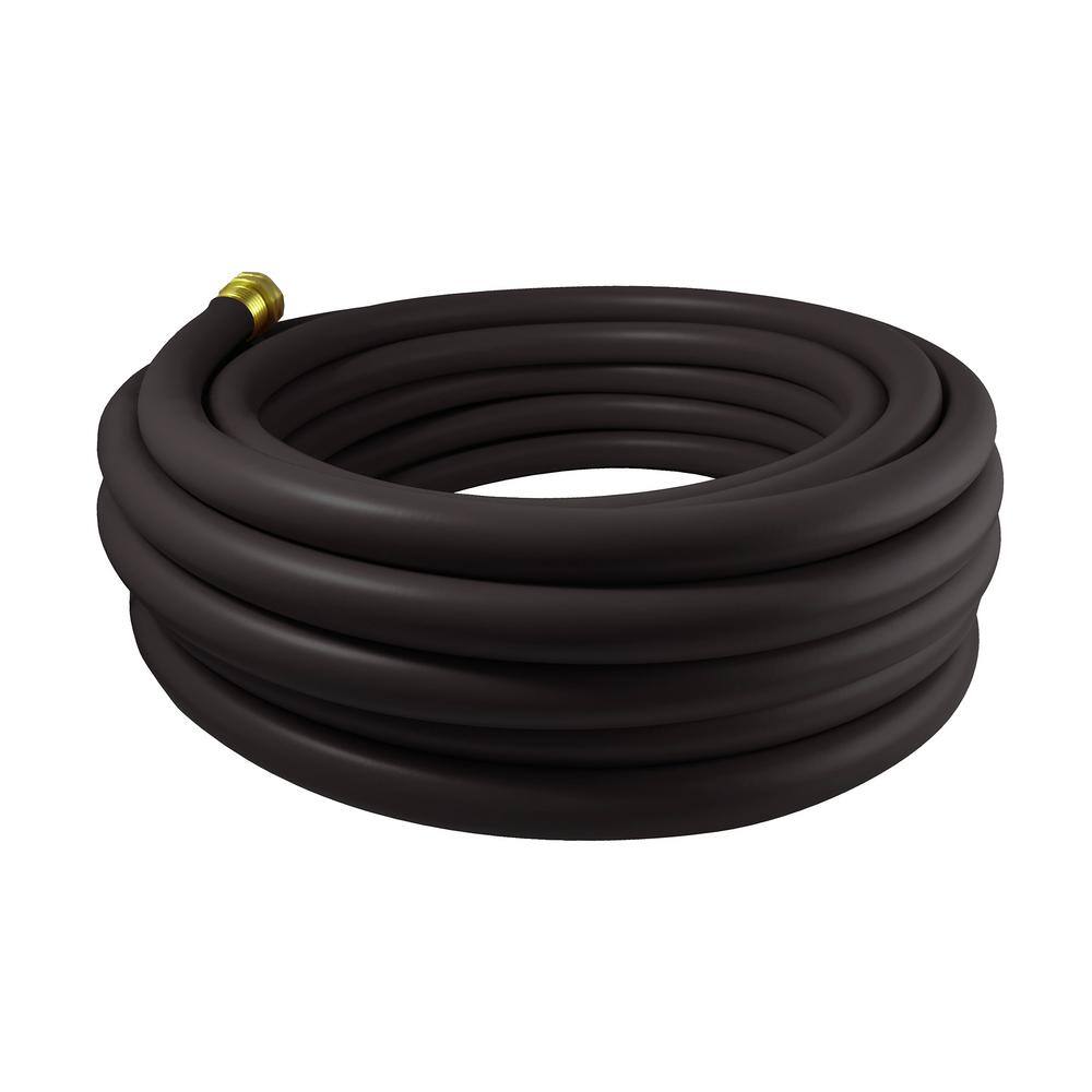 Flexon Flextreme 58 in. Dia x 50 ft. Black Performance Rubber Garden Hose FLXPR5850