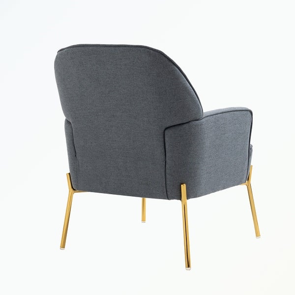 Upholstered Modern Arm Accent Chair