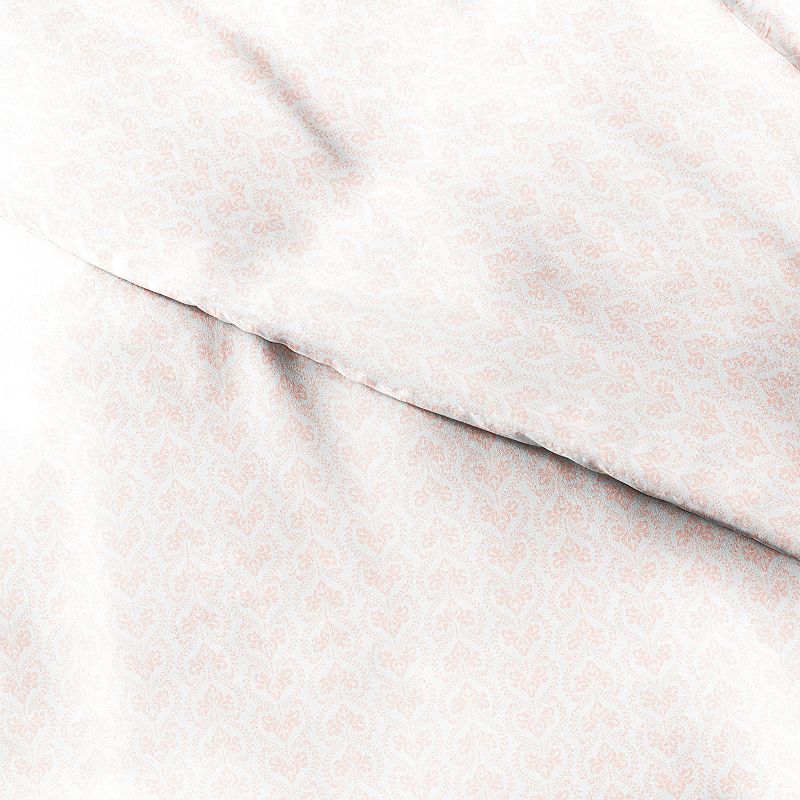 Home Collection Premium Ultra Soft Pink Pattern Duvet Cover Set