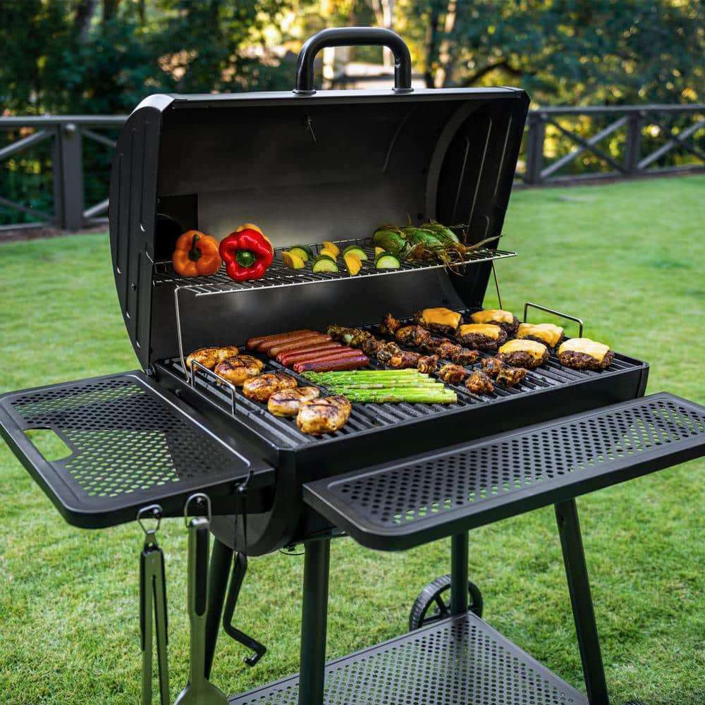 Char-Griller Blazer Charcoal Grill in Black 2130