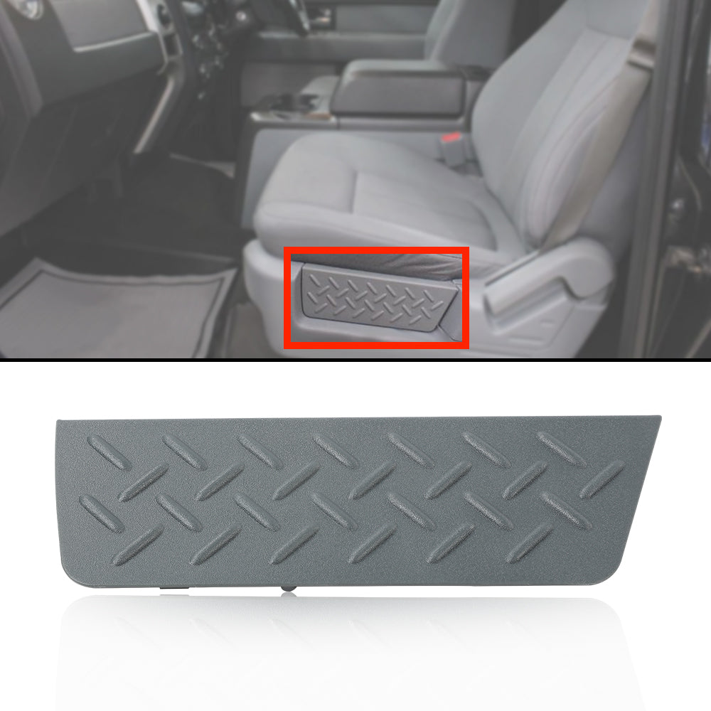 PIT66 Front Seat Shield Cover Panel Bezel Fit for 2011-2014 Ford F150 Left Driver Side Grey…