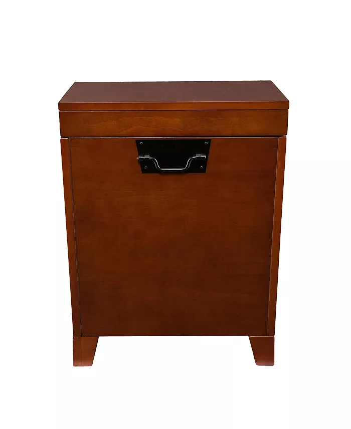 Southern Enterprises Pyramid Trunk End Table