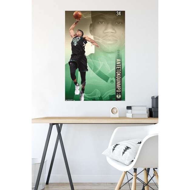 Trends International Nba Milwaukee Bucks Giannis Antetokounmpo 17 Unframed Wall Poster Prints