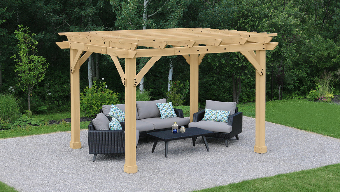 Yardistry 10' x 12' Meridian Cedar Pergola