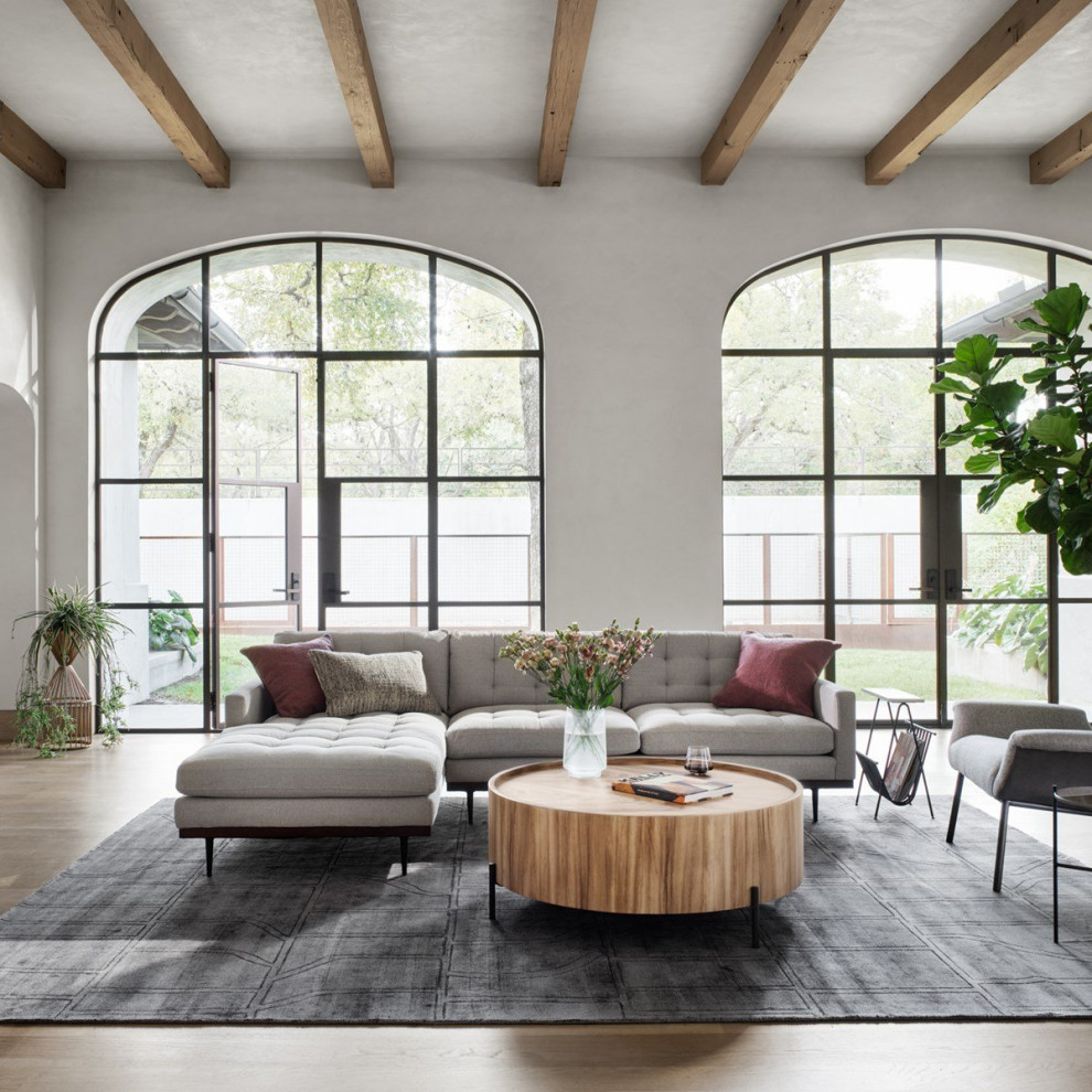 Lunas Drum Coffee Table   Midcentury   Coffee Tables   by Old Bones Co.  Studios  Houzz