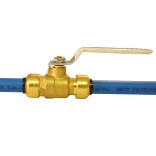 Tectite 12 in. Brass Push-to-Connect Ball Valve FSBBV12