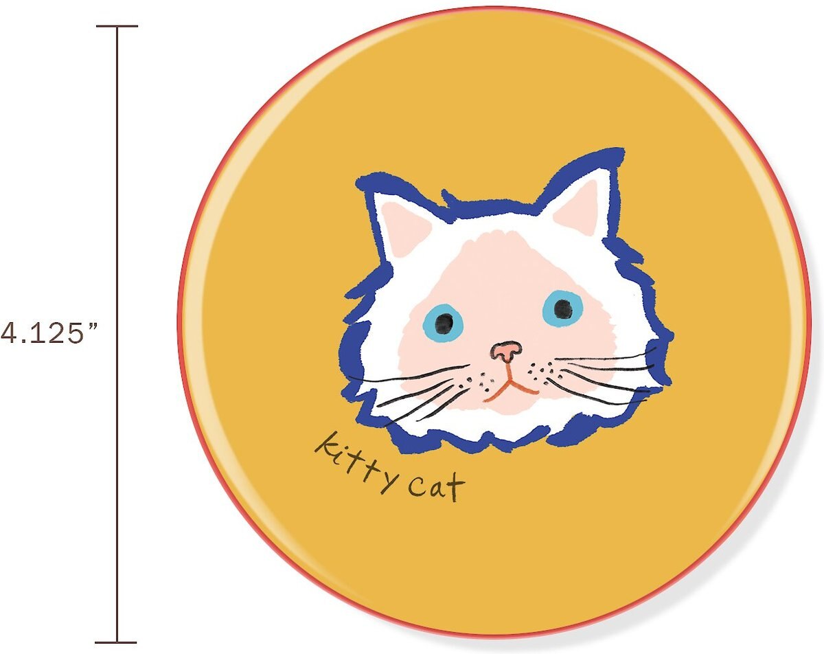 Pet Shop by Fringe Studio BFF Kitty Cat Ceramic Coaster