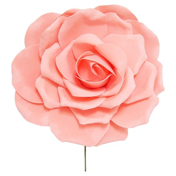 Set of 2 Large Foam Rose Stem Wall Decor Backdrop Art Crafts 20in