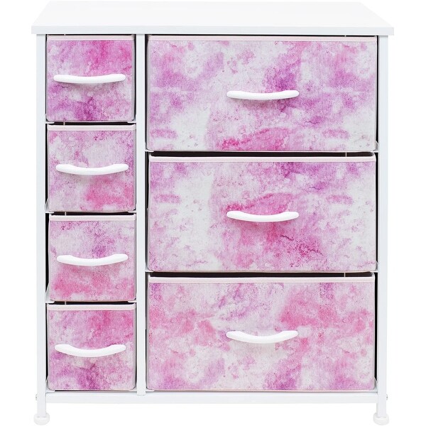 Dresser w/ 7 Drawers， Furniture Storage and Chest Tower for Bedroom - - 34478481