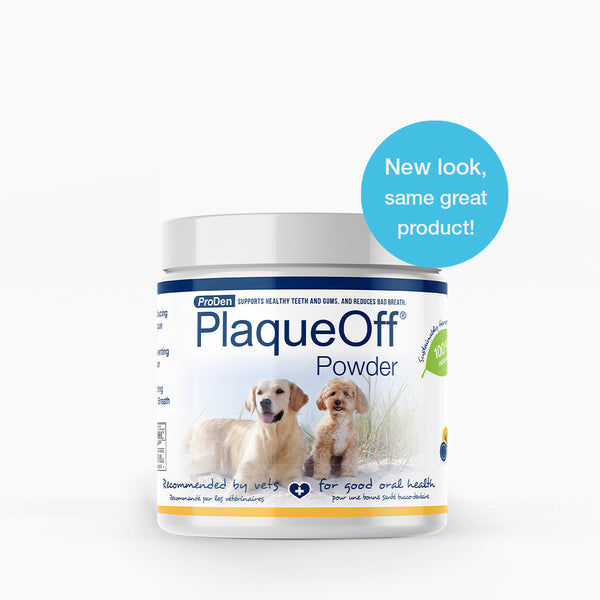 Proden PlaqueOff Dental Powder Supplement for Dogs and Cats