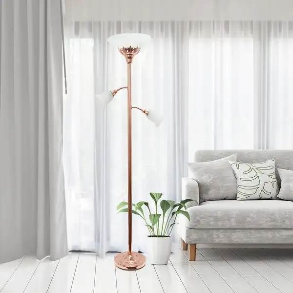 Copper Grove Armlin Bronze Iron 3-light Floor Lamp