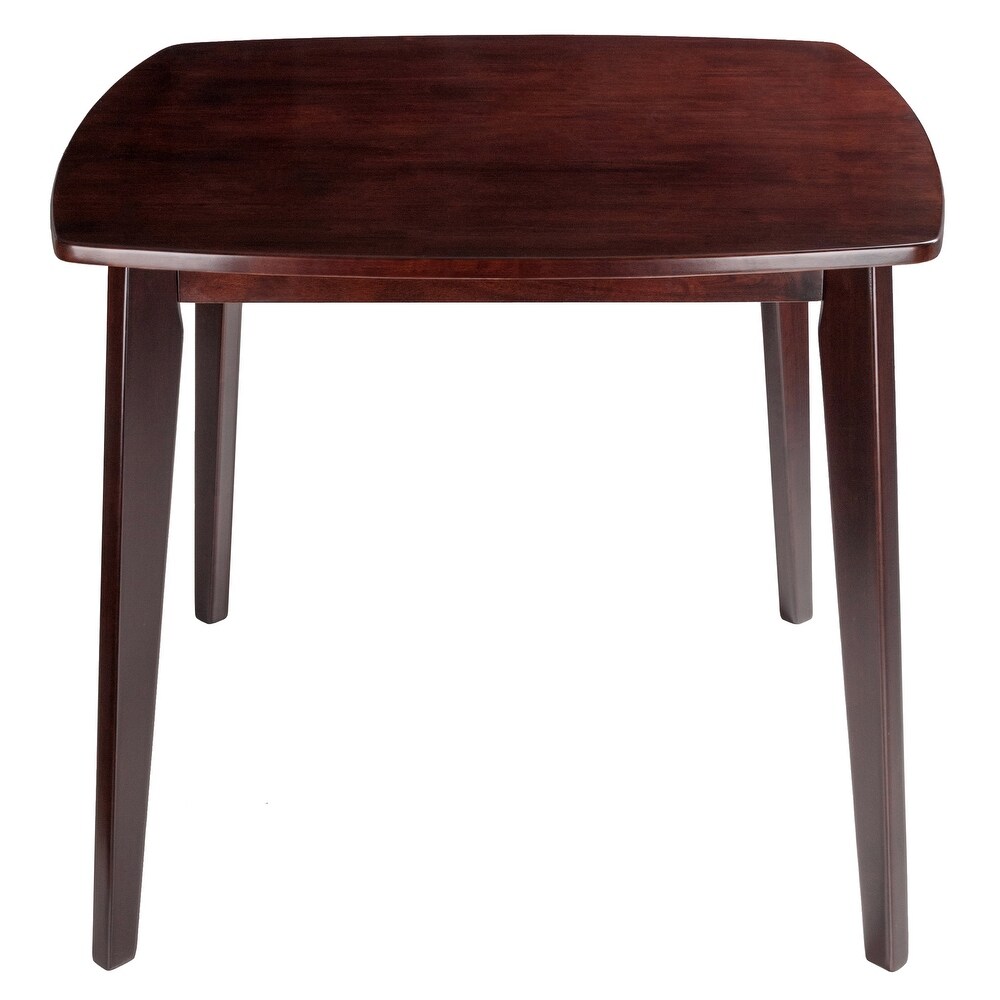 Pauline Dining Table  Walnut   34.02 x 34.02 x 29.33 inches