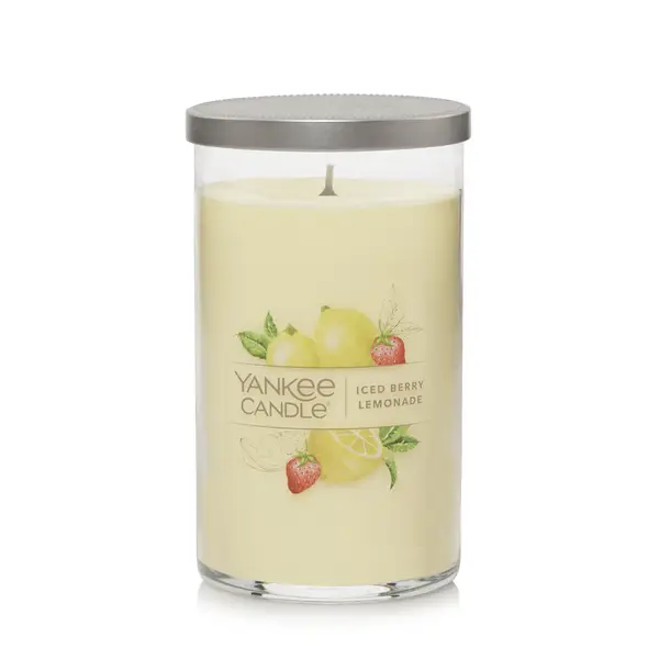 Yankee Candle Iced Berry Lemonade Signature Medium Pillar Candle