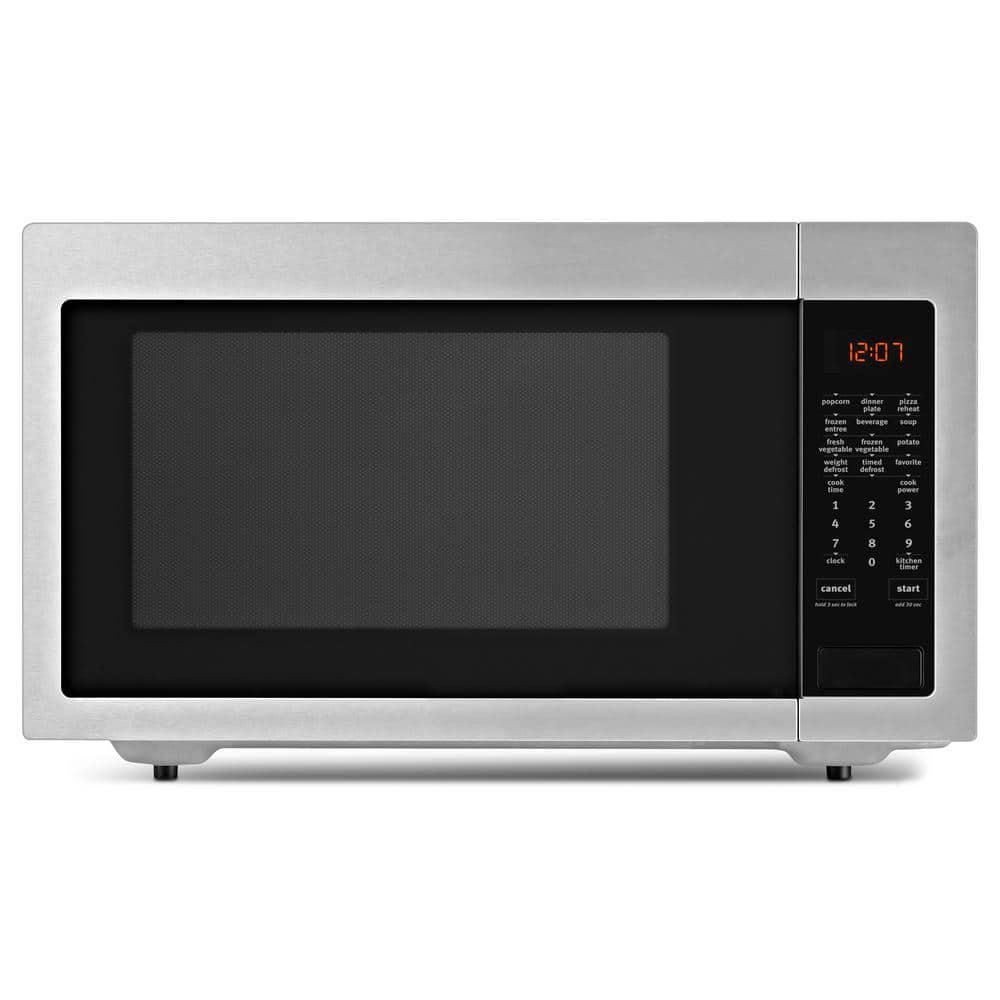 22 cu ft Countertop Microwave with Greater Capacity in Fingerprint Resistant Stainless Steel