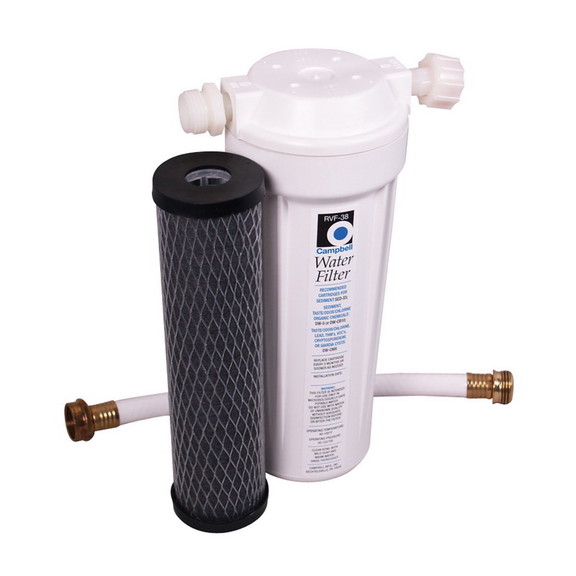 Campbell RVF 38 RV Pre Tank Filter System Full Ass...