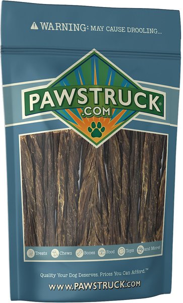 Pawstruck Junior Beef Gullet Bully Sticks Dog Treats， 5-in