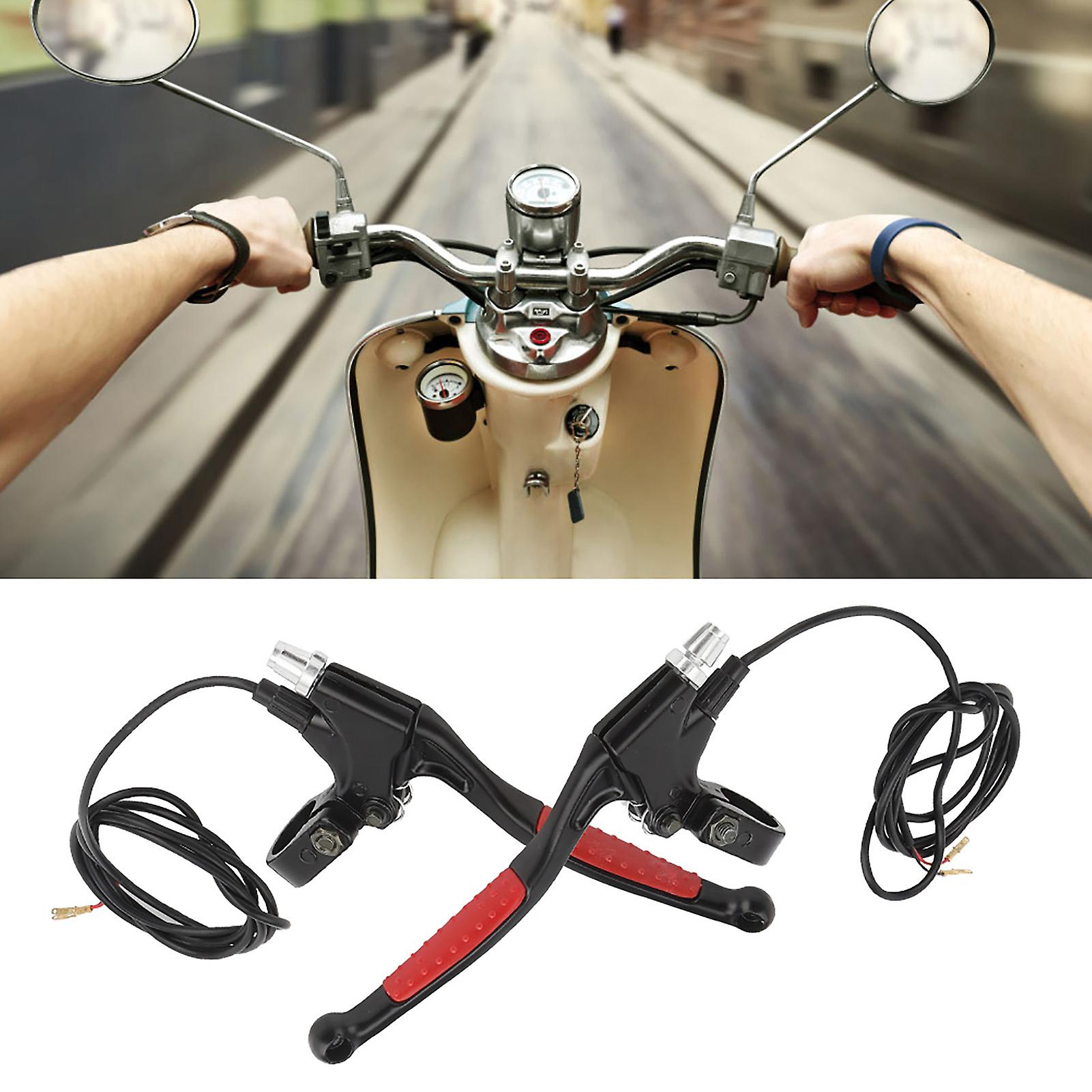 2pcs Aluminum Bicycle Brake Lever Electric Brake Handle For Electric Bicycles Scooters