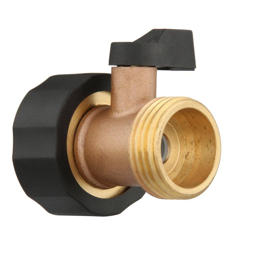 Orbit 34 in. Threaded Brass Shut-Off Coupling 27933