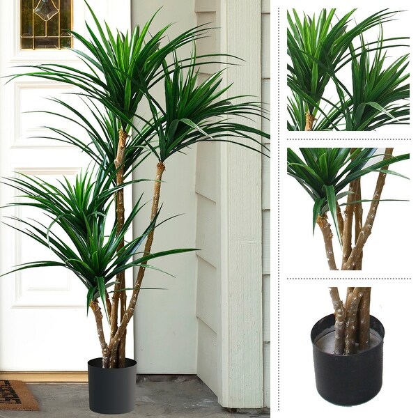 51Inch Giant Tropical Yucca Artificial Tree UV Resistant