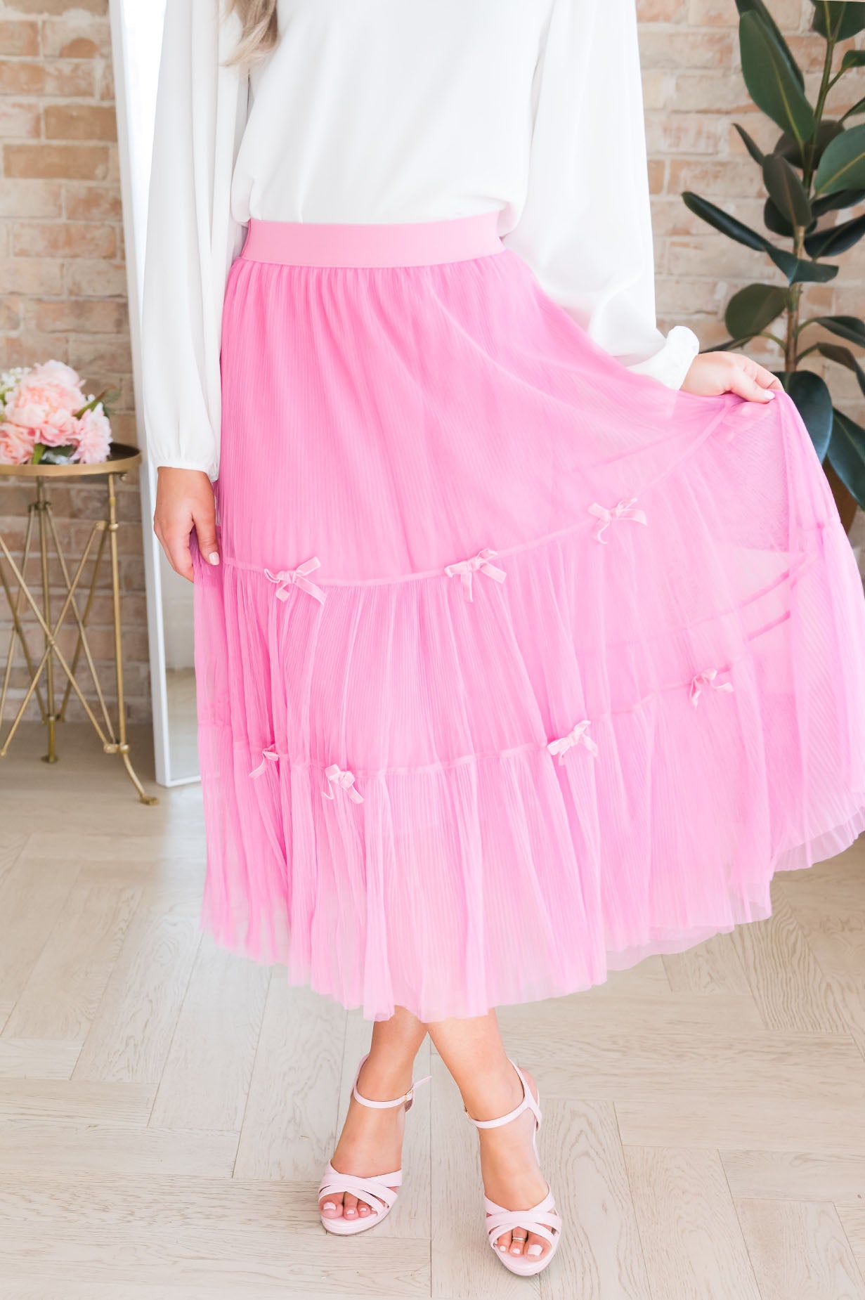 Beautiful Bows Modest Tulle Skirt