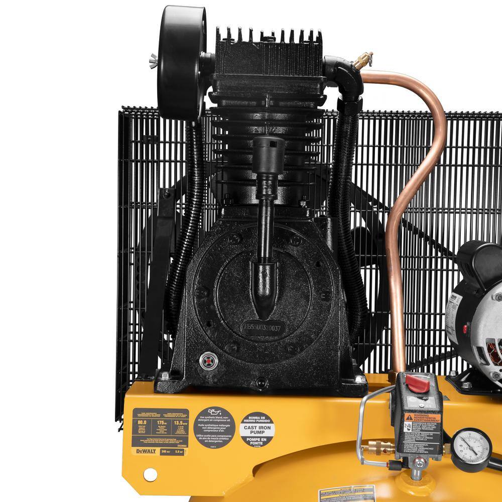 DW 80 Gal. Two Stage 5.0 HP 175 PSI Stationary Electric Air Compressor DXCM803.COM