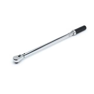 GEARWRENCH 12 in. Drive 30 ft.lbs. to 250 ft.lbs. Micrometer Torque Wrench with 24 in. Breaker Bar (2-Piece) 85876