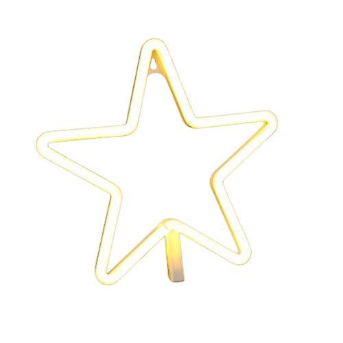 Star Neon Wall Art Hanging Light