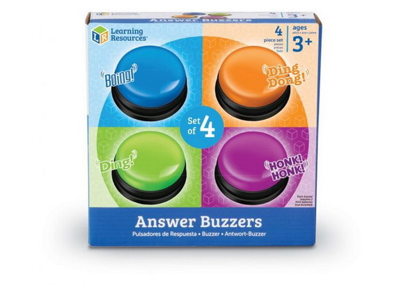 Learning Resources LER3774 Answer Buzzers  Set of ...